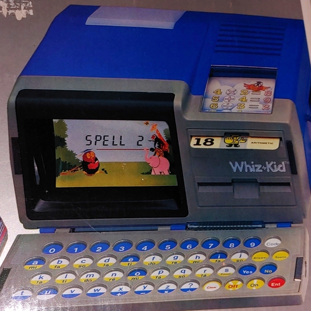 '80s computer with cards cartridges and instructions wiz kids - Picture 2 of 11